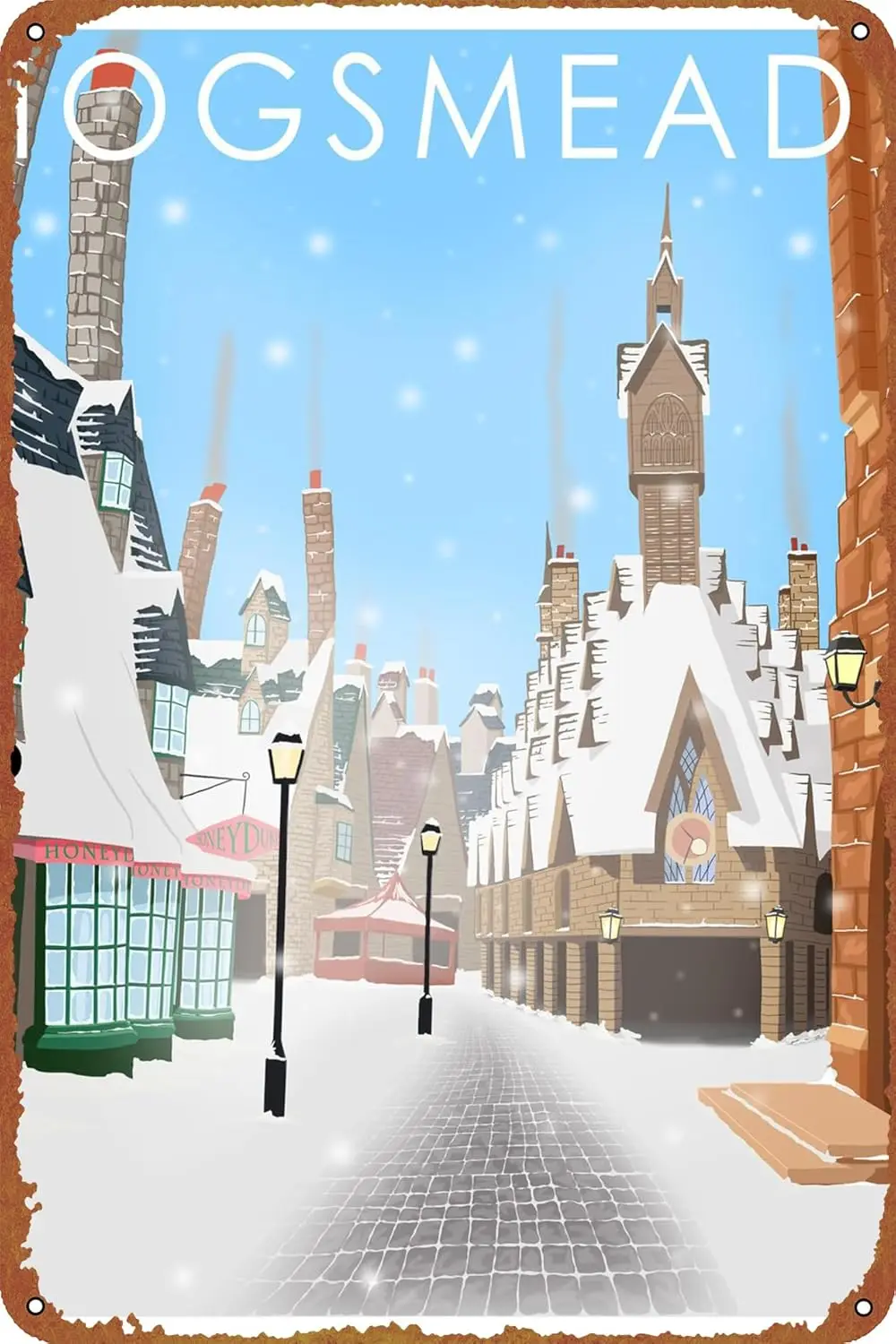 Винтажные оловянные знаки Деревня хогмада забавный металлический Ретро-знак