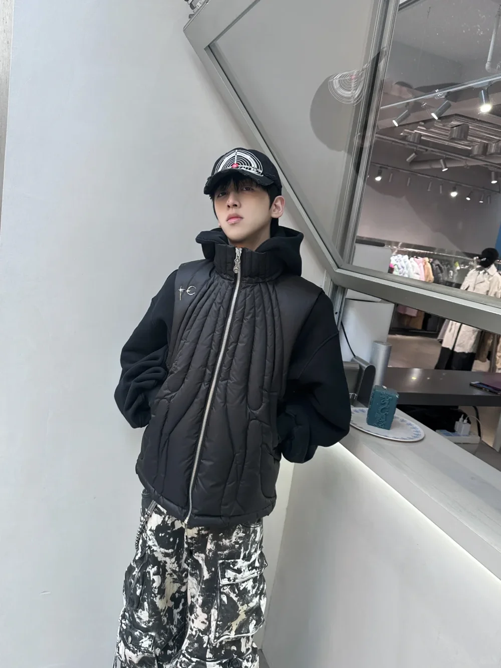 Yao888 Thug Club Повседневная модная брендовая куртка-пуховик высокого качества на