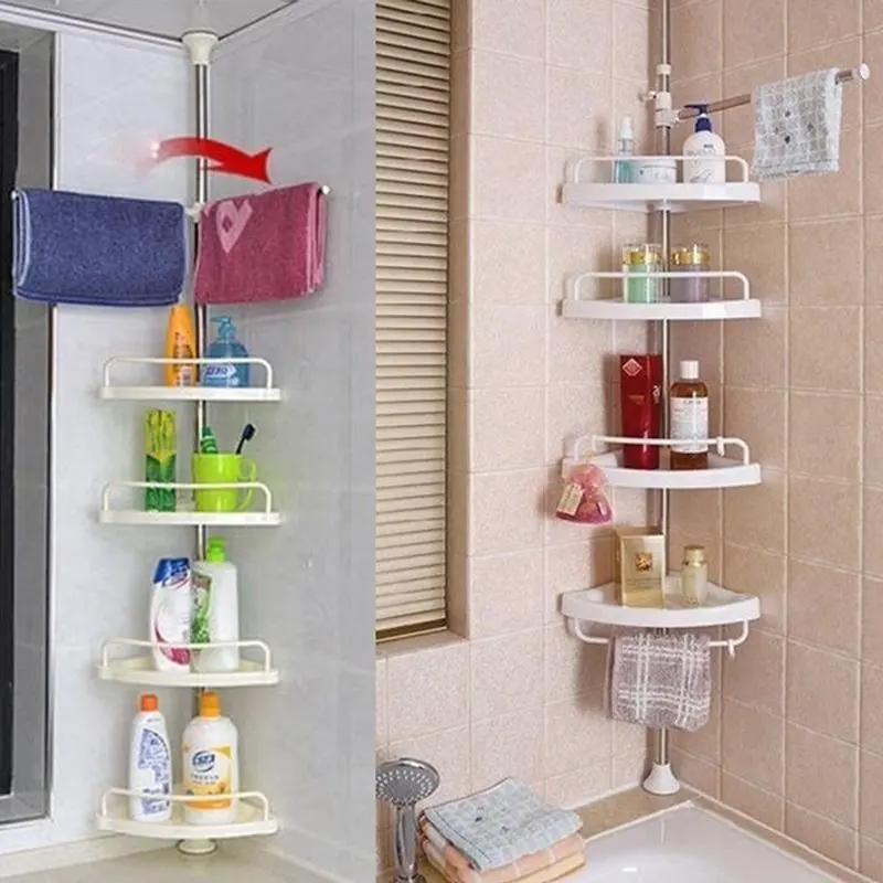 

Bathroom Bathtub Shower Caddy Holder Corner Rack Shelf Organizer Accessory