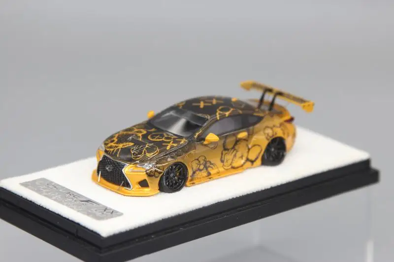 

YM модель 1:64 туристический автомобиль, модель спортивного автомобиля Pandem Rocket Rabbit RC F, градиентный RCF для Lexus