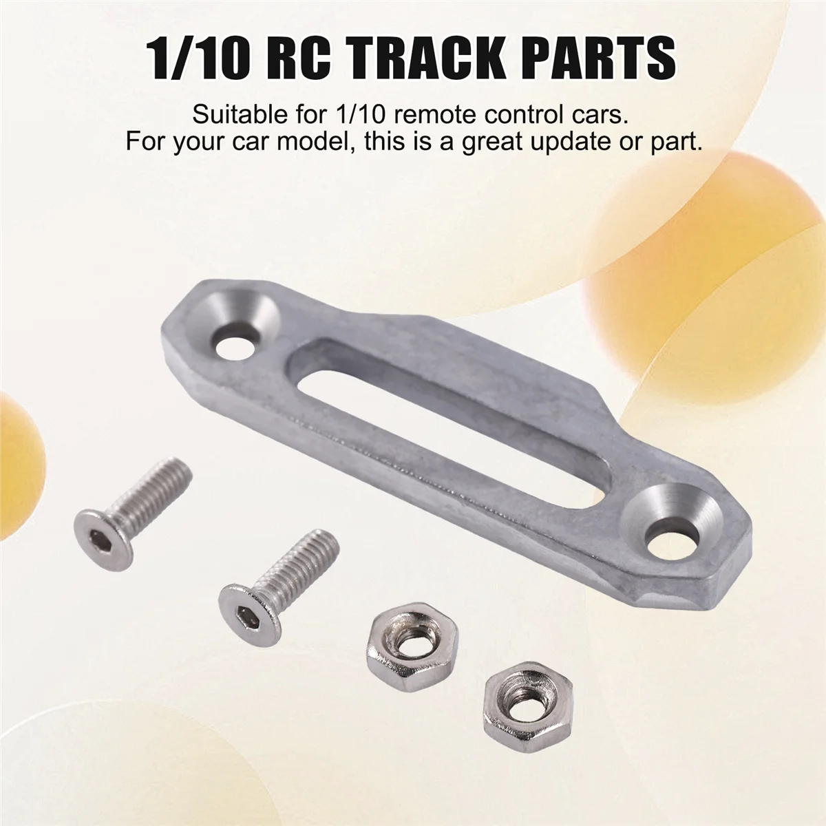 Крепление лебедки Hawse Fairlead из сплава металла для RC 4WD D90 1/10 Crawler