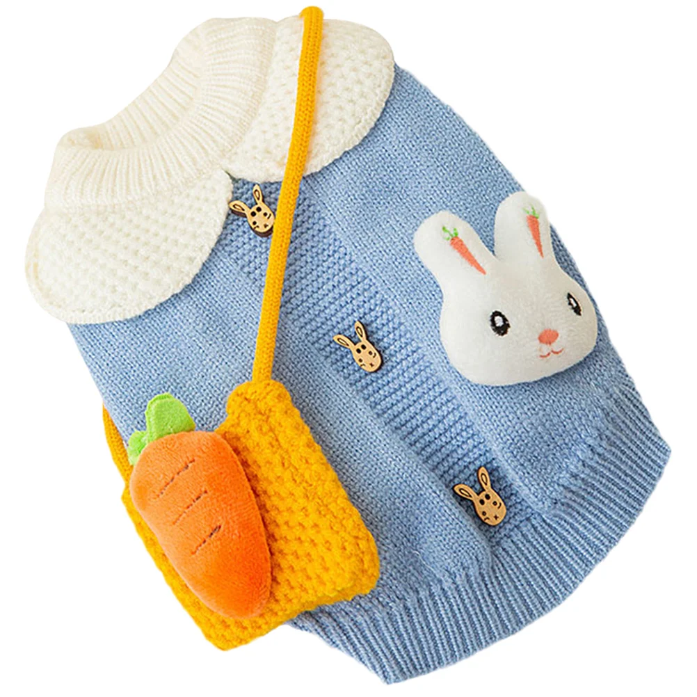 

Carrot Cat Warm Clothes Small Dog Adorable Pet Costume Core Yarn Winter Garment
