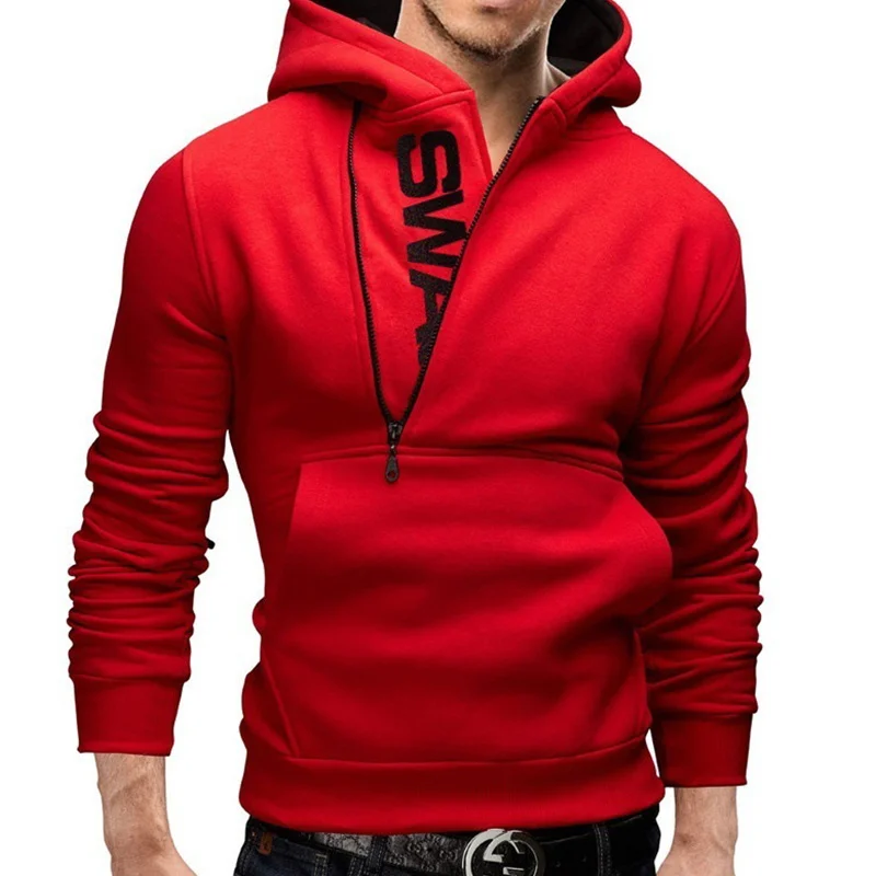 

Зимние мужские толстовки, осенняя толстовка, свитшот, Модная приталенная Мужская толстовка в стиле Харадзюку, мужская толстовка с принтом и карманами на молнии