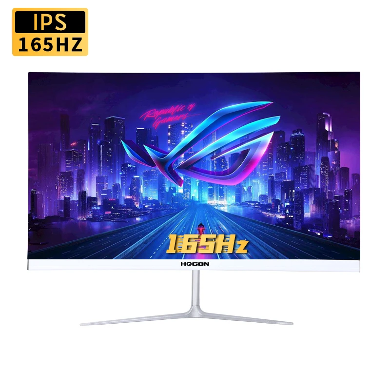 

HQGDN 24 Zoll curved surface PC Monitor 144Hz Ips Lcd Display HD 165Hz Desktop Gaming Gamer Computer Bildschirm Flache Panel HDM