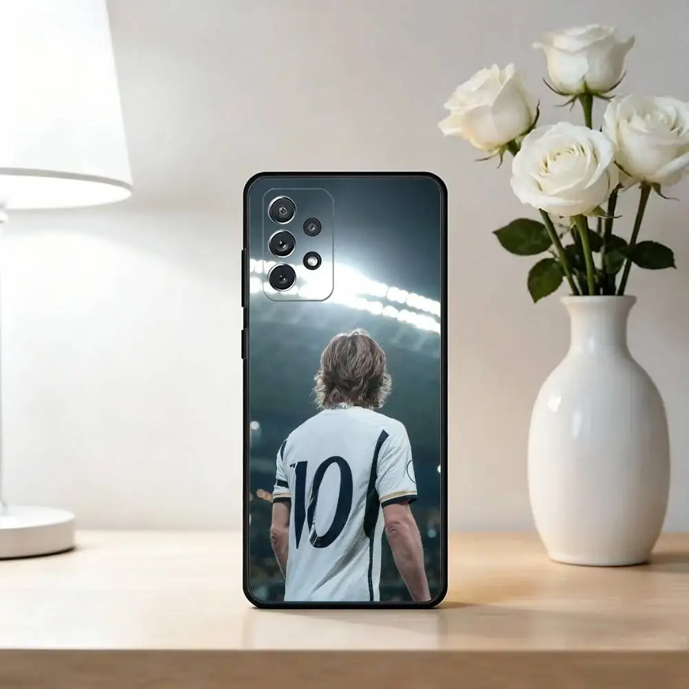 Фото Чехол для телефона F-Football P-Player Luka-A Modric для Samsung S25, S24, S21, S22, S23, S30, Ultra, S20, Plus, FE, мягкий силиконовый черный чехол №2