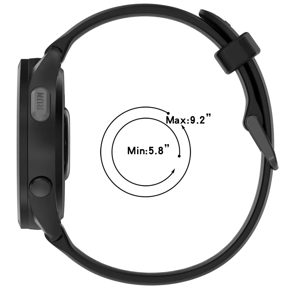 Силиконовый ремешок 182022 мм для Xiaomi Watch 5S4-3-2-1, браслет для Amazfit Active Max, ремешок для часов OPPP Watch SX2X2 Mini3 43 мм (art.: 3920d80cebbee) - 3920d80cebbee