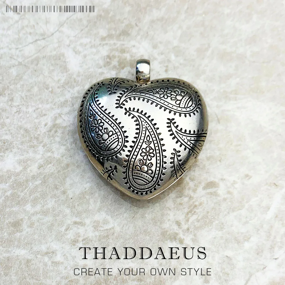 Кулон с большим сердцем фирменное Ювелирное Украшение в европейском стиле