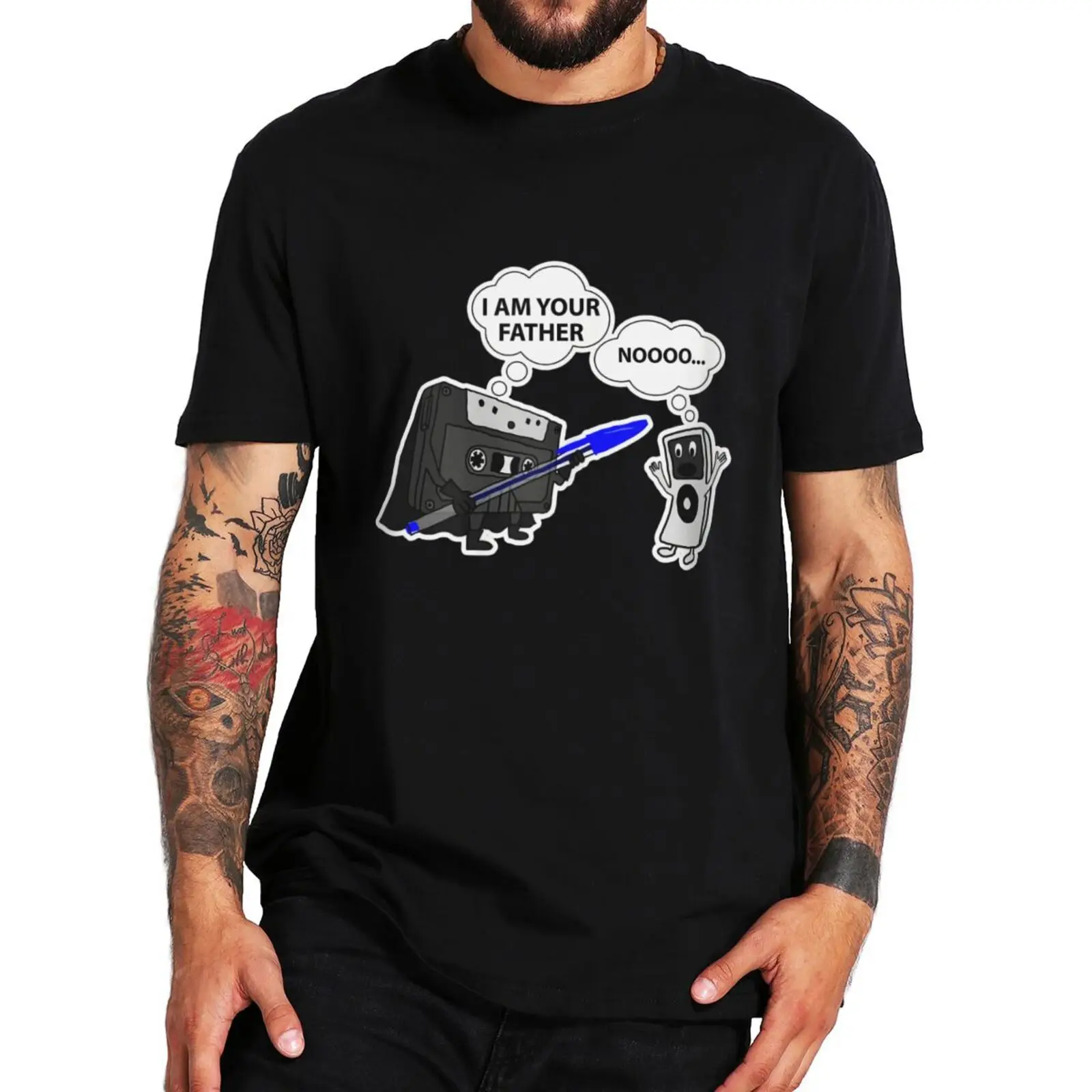 

I Am Your Fathe No T Shirt Funny Music Lovers Gift Geek Tee Tops Casual 100% Cotton Unisex EU Size Soft T-shirts