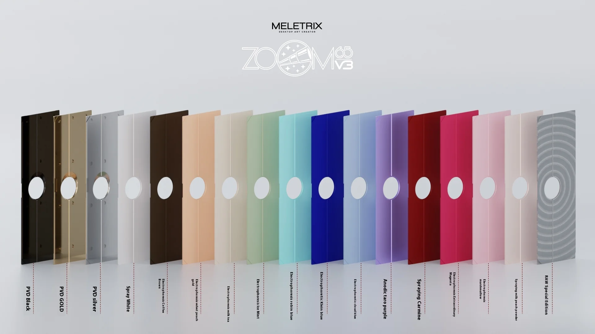Механическая клавиатура Meletrix ZOOM 65V3 трехрежимная беспроводная 1 2 мм гибкий экран