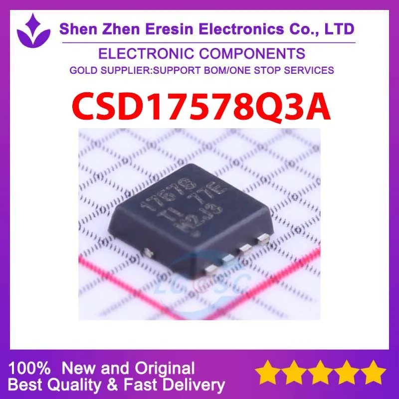 

Free shipping 5PCS/LOT CSD17578Q3A CSD17578 QFN8 New and original