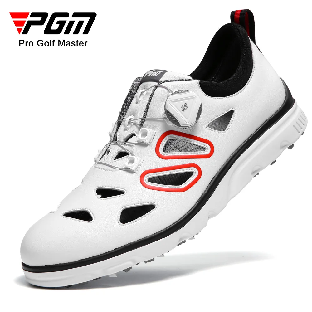 

PGM Men Golf Shoes Knob Shoelaces Anti-side Slip Breathable Men's Summer Sports Shoes Sneakers XZ237