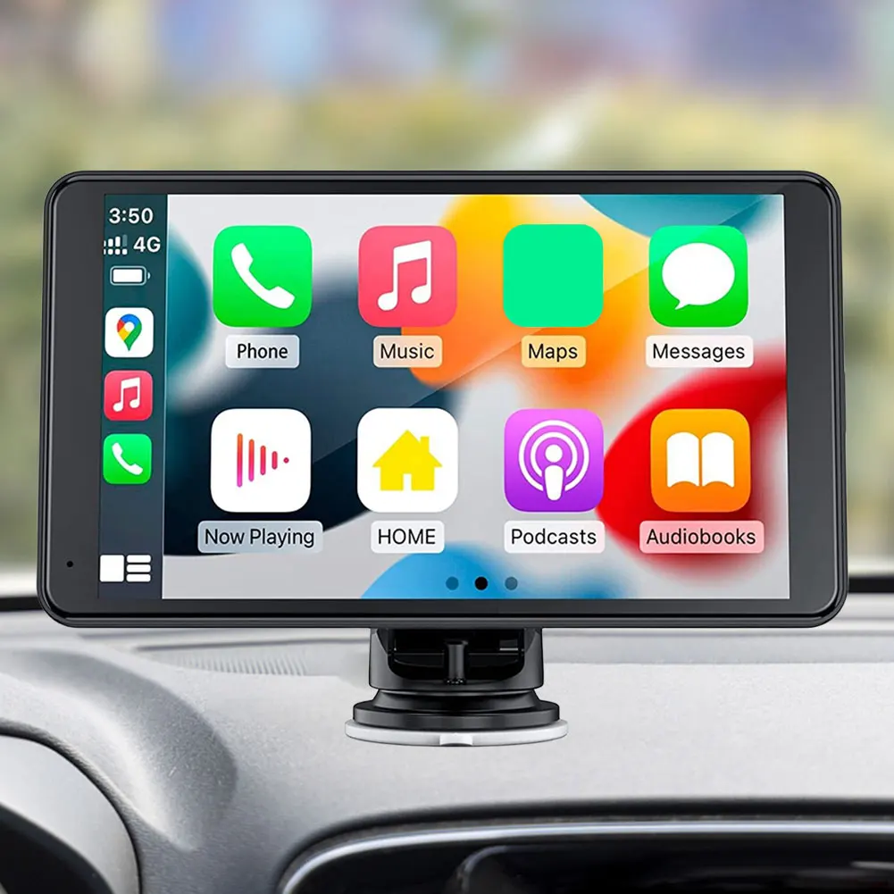 

7-дюймовый автомобильный mp5-плеер, Bluetooth-совместимая Беспроводная Carplay Android, автомобильная Портативная стереосистема Mirrorlink, HD, камера заднего вида, Wi-Fi