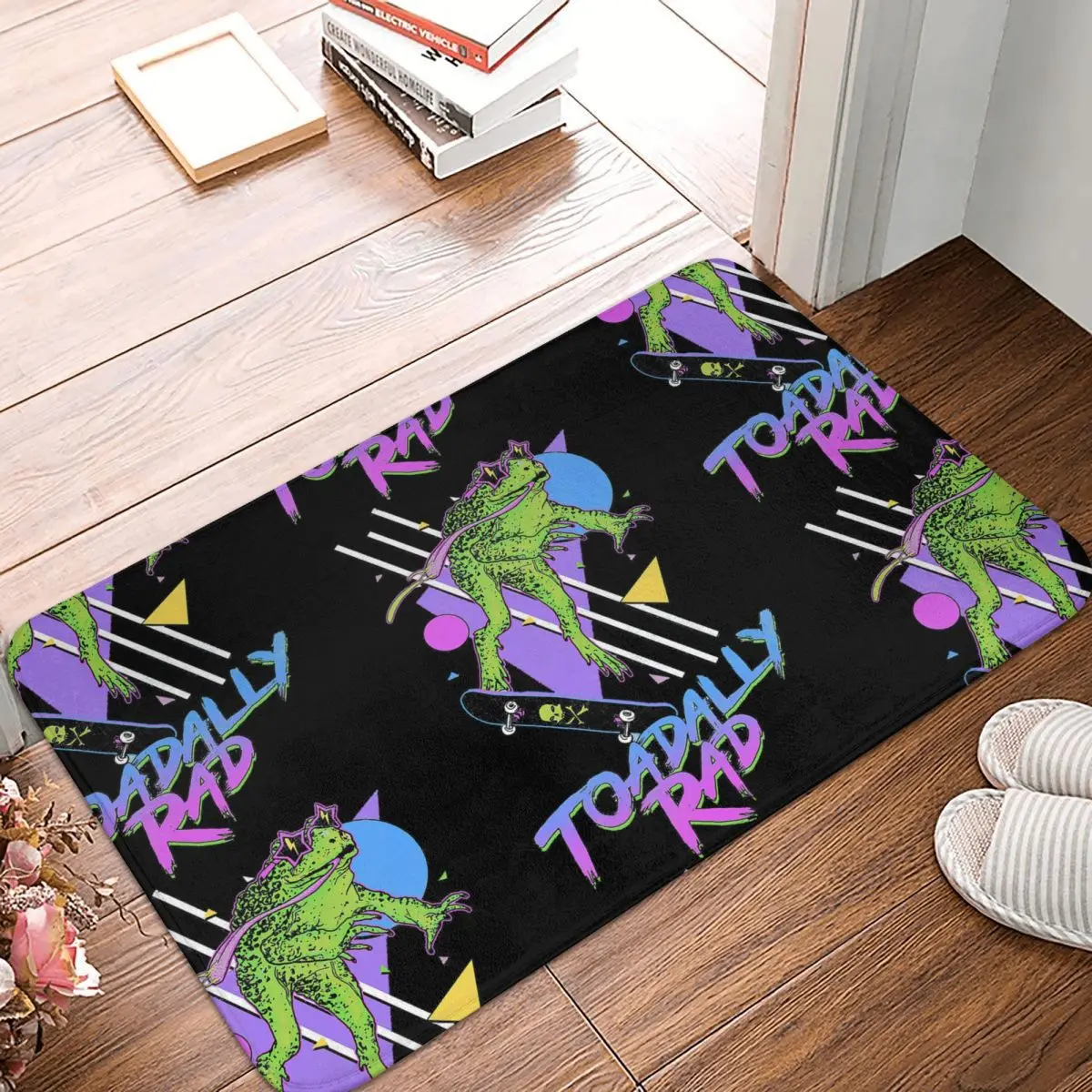 

Toadally RadBedroom Mat Frog Pet Lover Doormat Living Room Carpet Entrance Door Rug Home Decoration