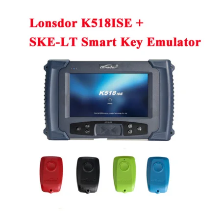 

Программатор для ключей Lonsdor K518ISE, диагностика смартфона, 4 в 1 комплекте