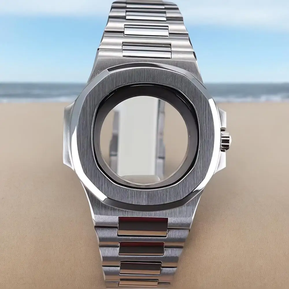 Корпуса для часов 41 мм детали ремешка из нержавеющей стали 316 сапфировое стекло