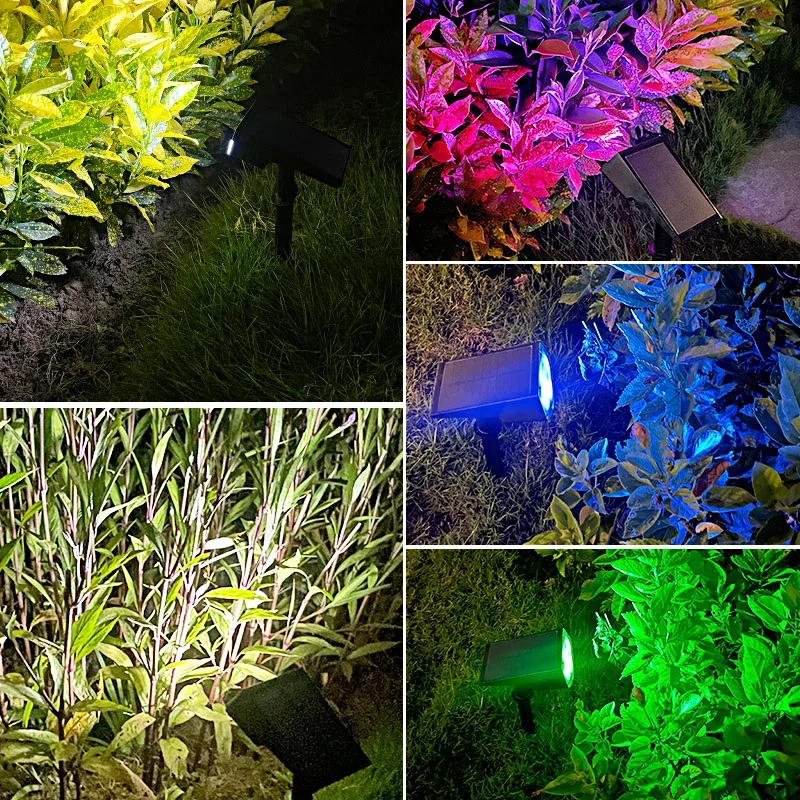 Солнечный прожектор уличный садовый для газона плагин украшение сада виллы