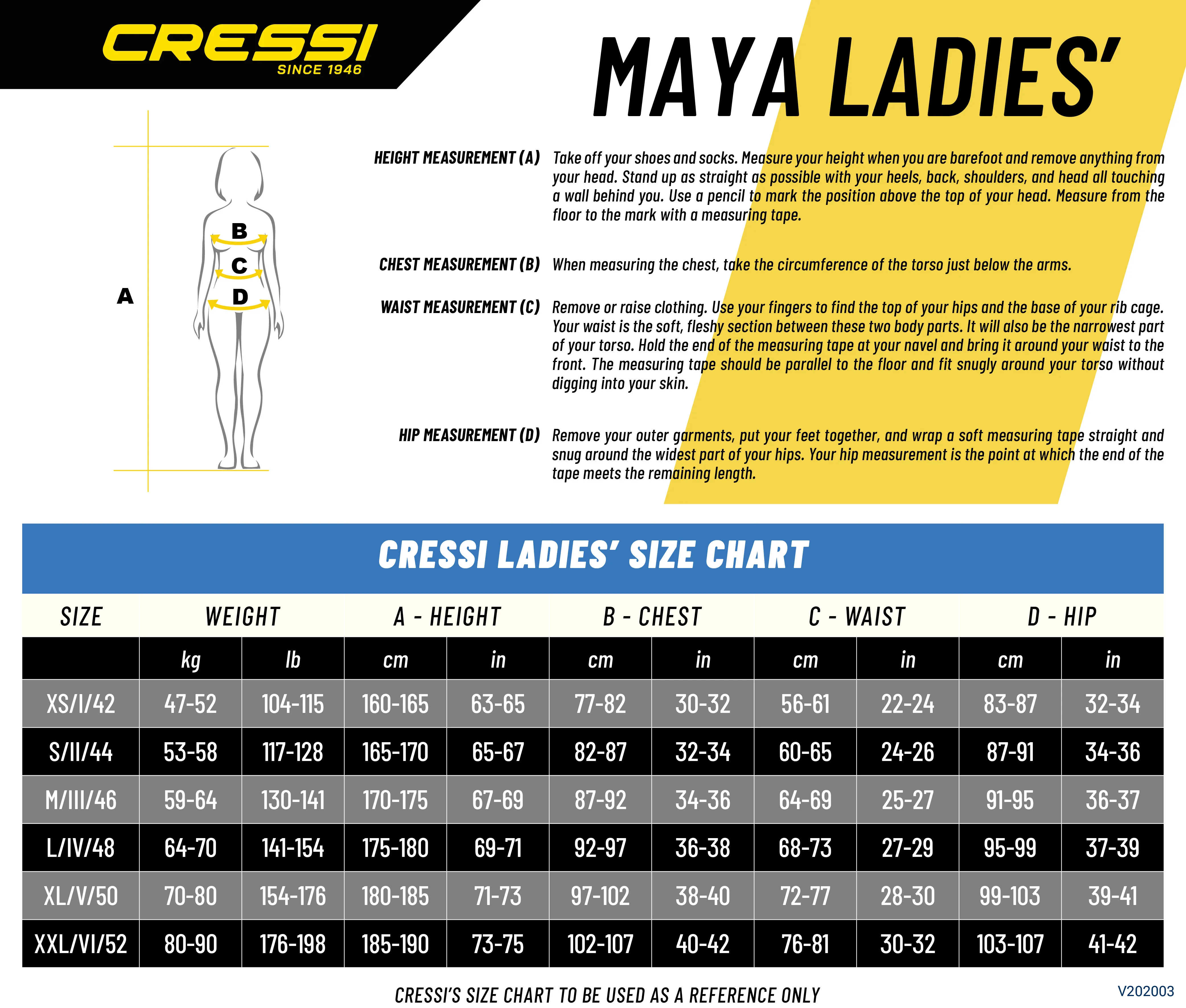Гидрокостюм Cressi MAYA для дайвинга женщин 2 5 мм