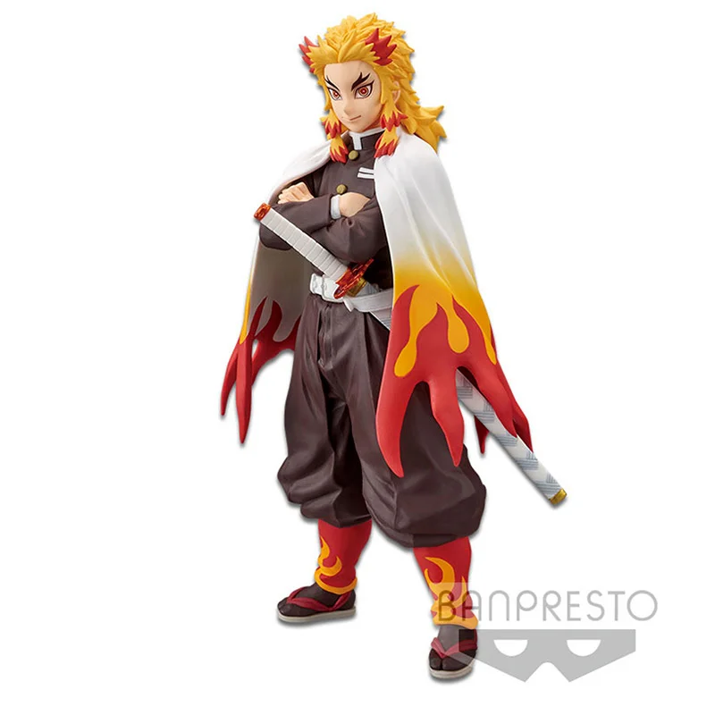 

Demon Genuine Slayer Rengoku Kyoujurou Kibutsuji Muzan Rui Uzui Tengen Anime Action Figures Kids Toys Gifts For Children