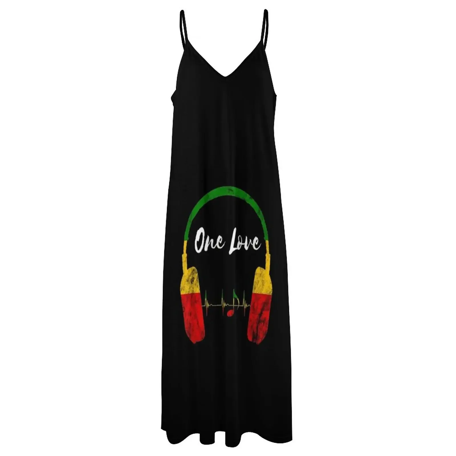 Rasta Reggae музыкальные наушники Ямайская гордость One Love платье без рукавов