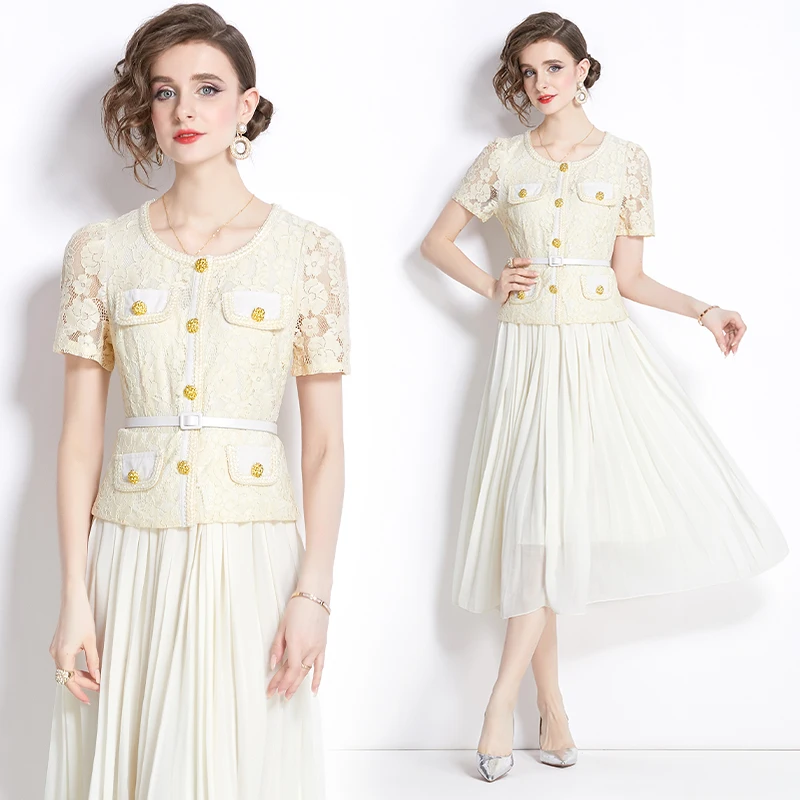 Женское шифоновое платье миди дизайнерское плиссированное с квадратным вырезом