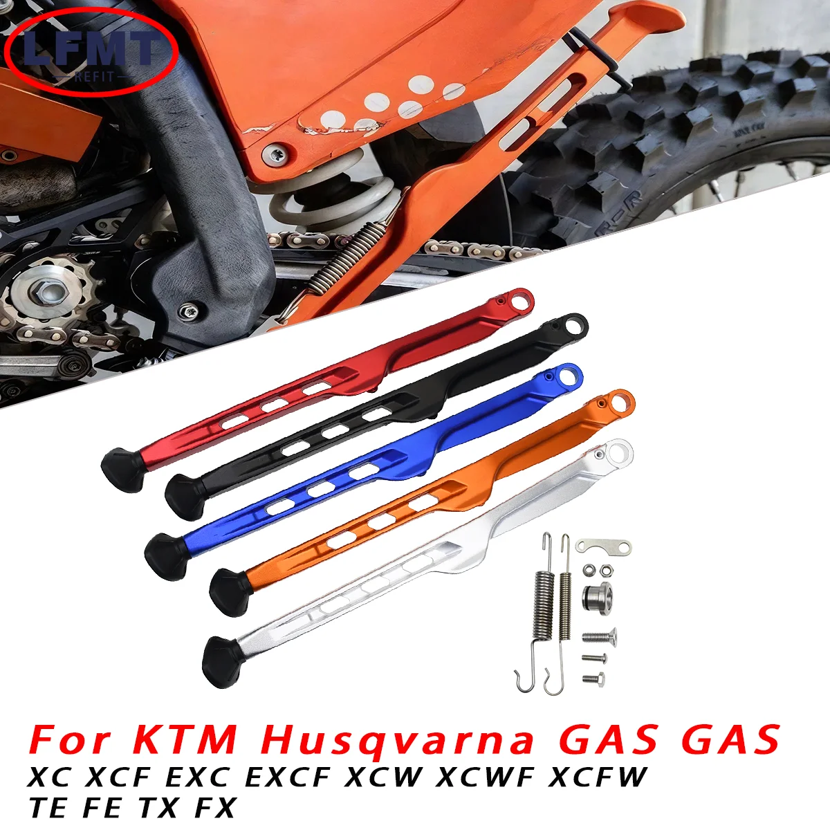 2024 парковочная боковая подставка с пружинным комплектом для KTM Husqvarna EXC EXCF XC XCF XCW