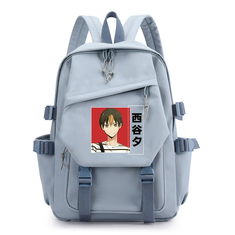 

Haikyuu Anime Cute Schoolbag Student Sac A Dos Backpack Fashion Plecak Damski Casual Mochila Hombre Teenagers Vintage Backpacks