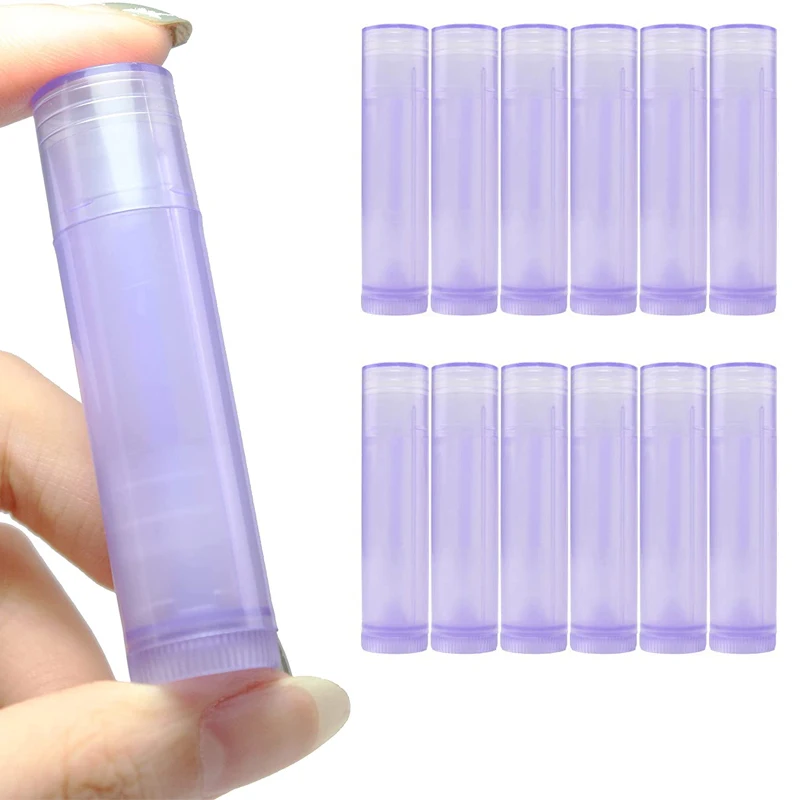 

10Pcs 5ml Multicolor Empty Lip Gloss Tubes Cosmetic Containers Lipstick Jars Reusable Balm Tube Cap Container Travel Makeup Tool