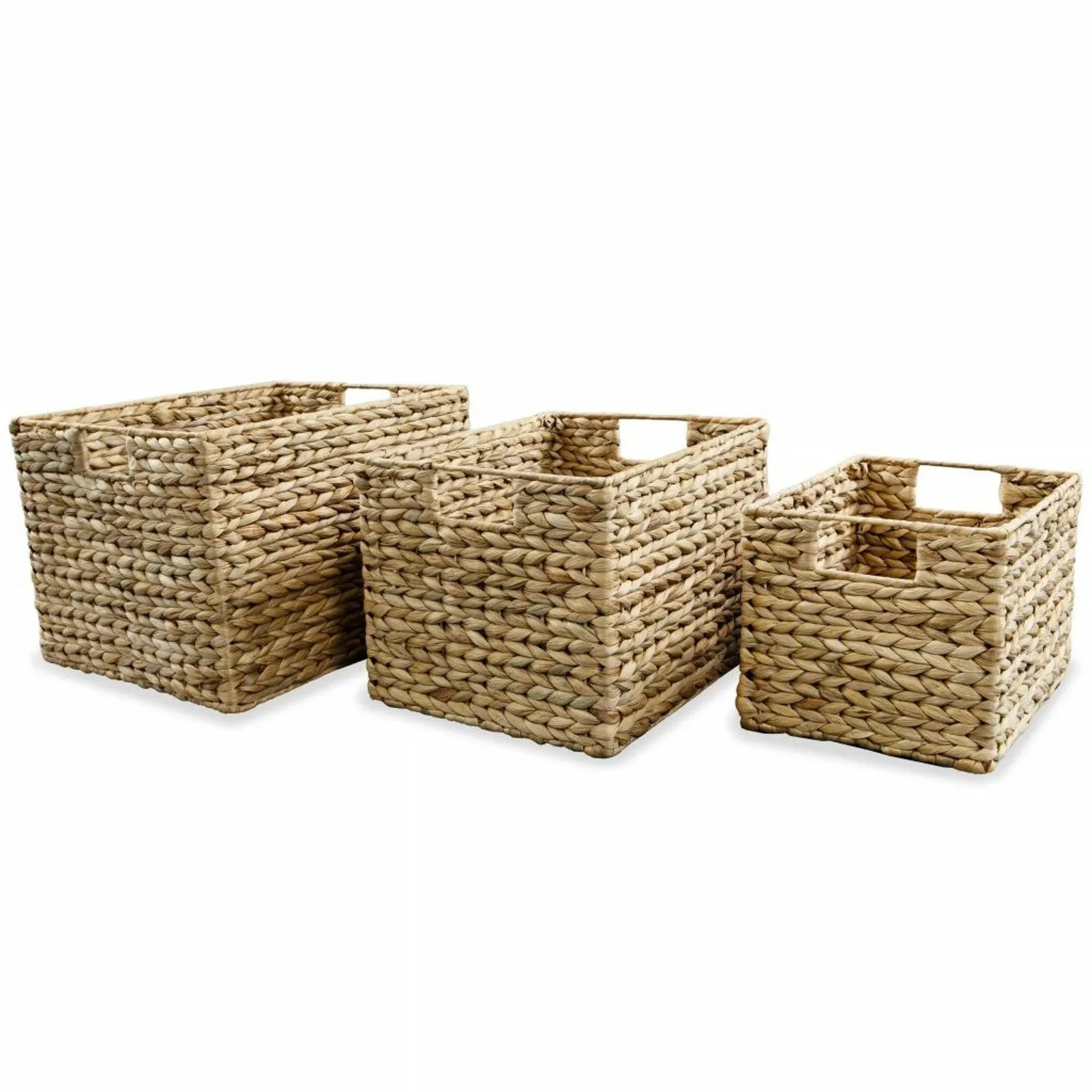 

Storage Basket Set 3 Pieces Water Hyacinth