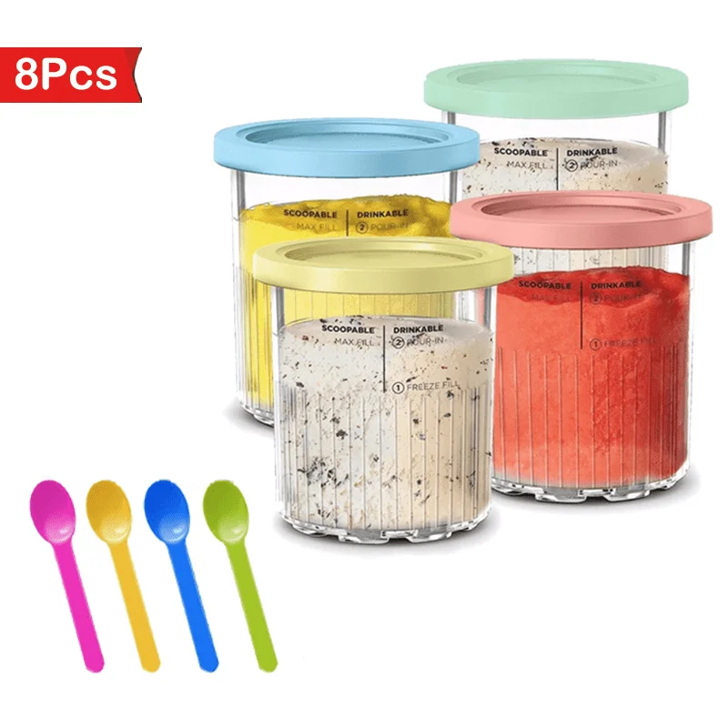 Контейнер для мороженого из 8 предметов контейнер Ninja Cream Lite Family Size на 1/2 галлона с