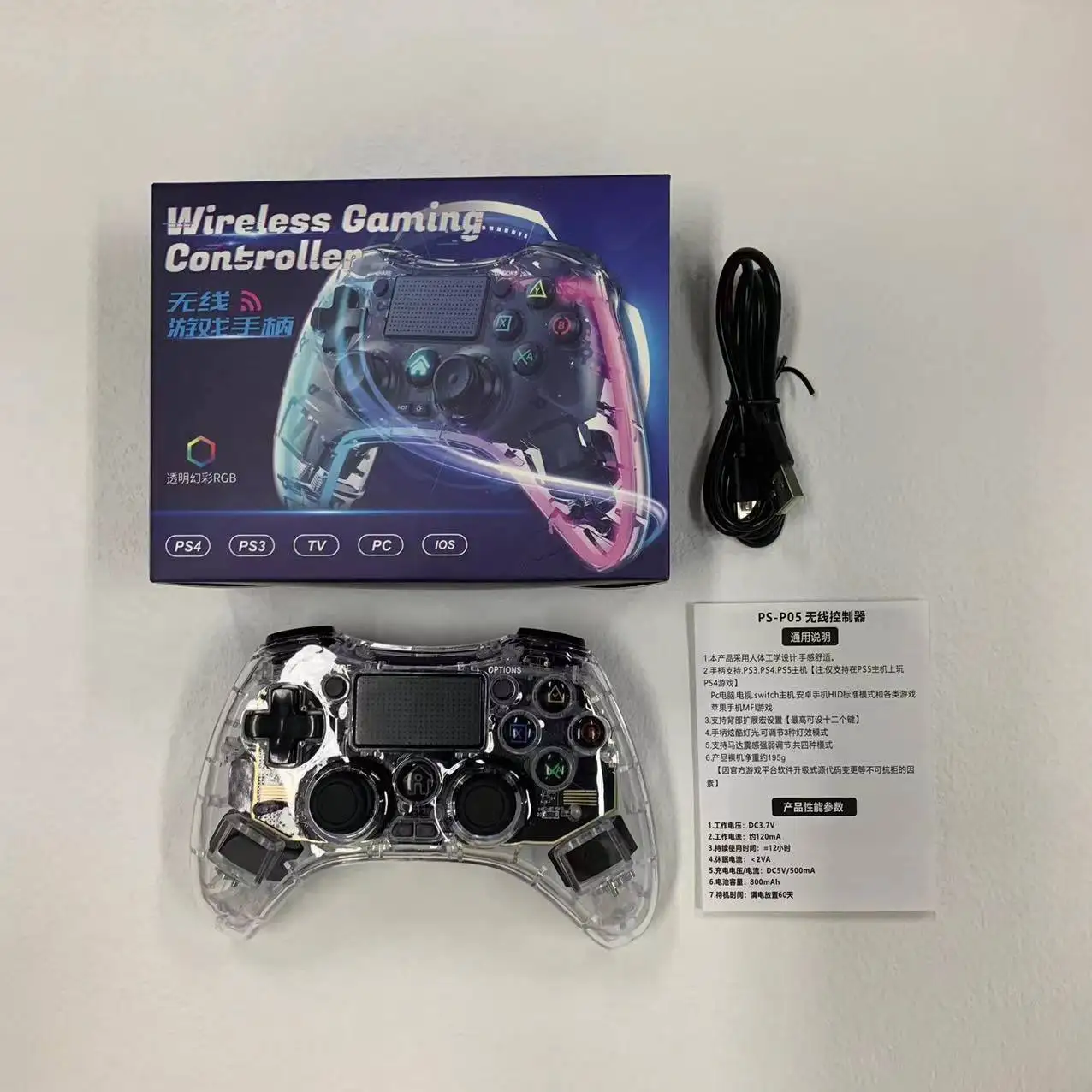 2 4G беспроводной Bluetooth игровой контроллер для переключателя ПК ТВ PS4 джойстик