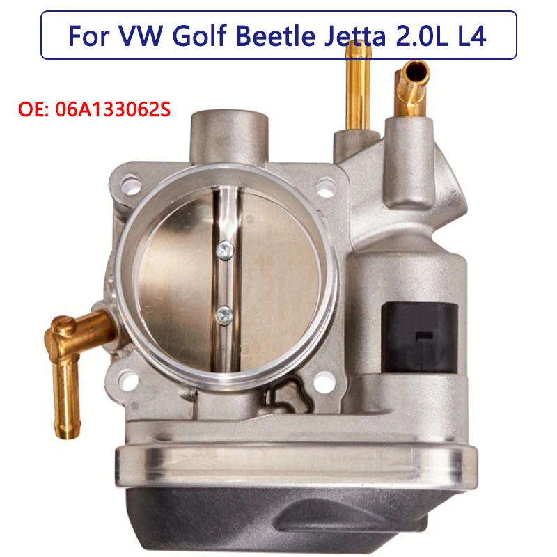Новый корпус дроссельной заслонки 06A133062S для VW Golf Beetle Jetta 2.0L L4 тройной клапан S20081 |