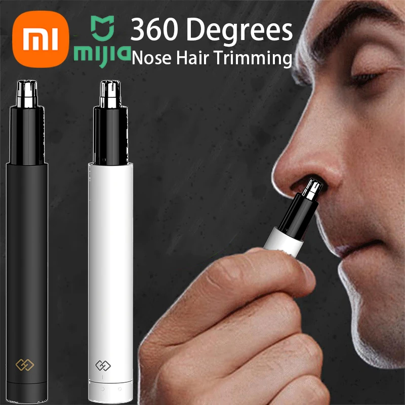 

Электрический триммер для носа и ушей Xiaomi Mijia, инструмент для удаления волос в ушах и носу, бритва для ухода за лицом, моющееся Бритье
