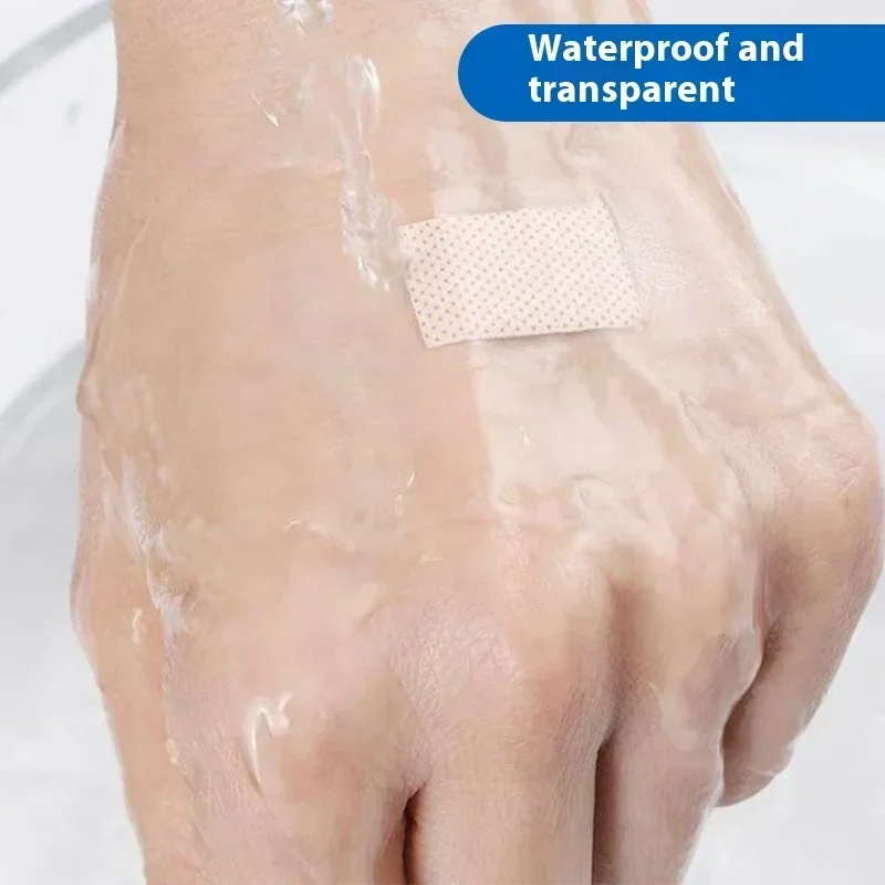 120 шт. прозрачные водонепроницаемые полоски для ран повязка изогнутые пластыри