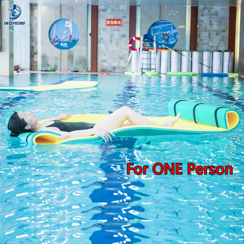 

IHOMEINF 2023 New XPE Foam Floats Bed Pool Pad Water Sports Mattresses Water Park Play Equipment Shipped Form