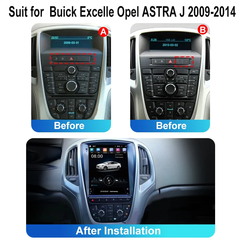 9 7-дюймовый Android 12 0 Tesla Style с вертикальным QLED-экраном автомобильное радио для Opel Astra