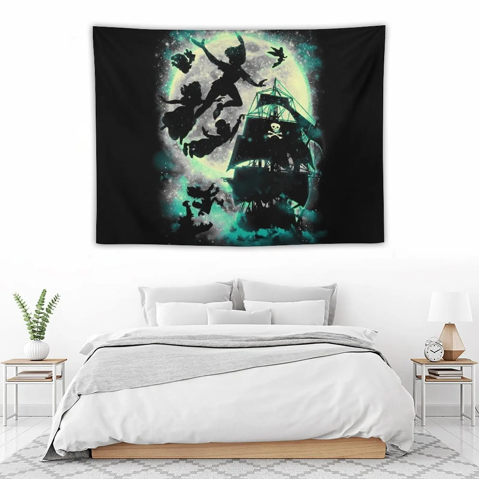 Гобелен Take me to Neverland Настенный Ковер украшение для улицы эстетический гобелен