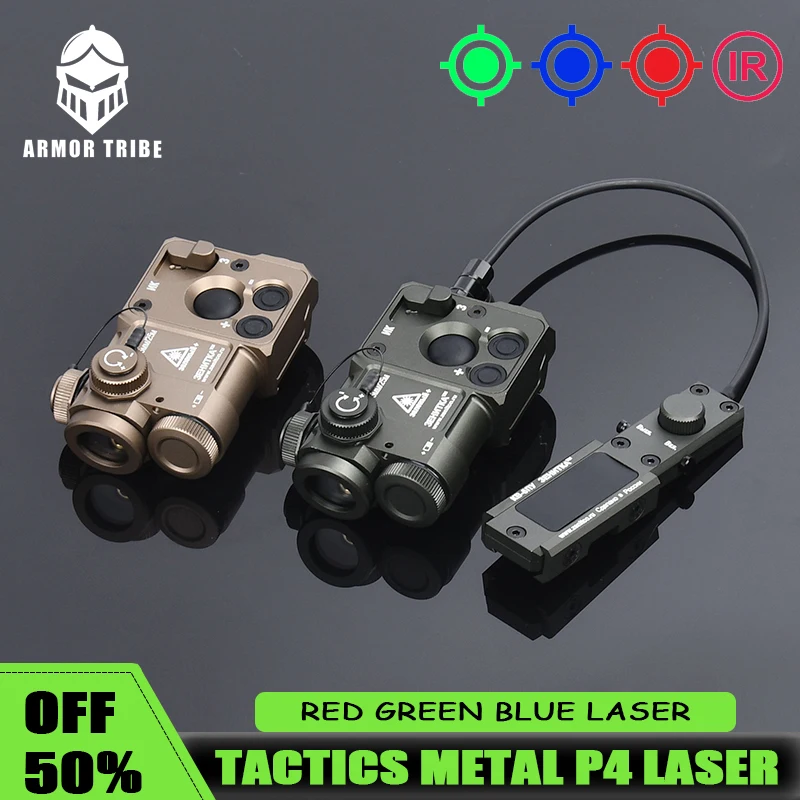 WADSN Tactics All Metal perst-4 Red Green Blue Dot IR Light Strobe Indicator Zero Target Brightness adjust Laser ﻿