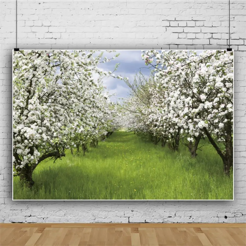 

Natural Scenery Photography Background Flower Spring Landscape Travel Photo Backdrops Studio Props SZLY-17