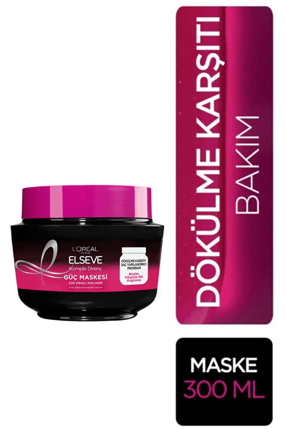 

Brand: L'Oreal Paris Elseve Complete Resistance Hair Care Mask Shedding Anti 300 ml Category: Hair Mask