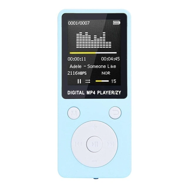 

Shopify Portable MP4 Lossless Sound Music Player FM Recorder Walkman Player Mini Support Music, Radio, Recording, MP3, TF Card
