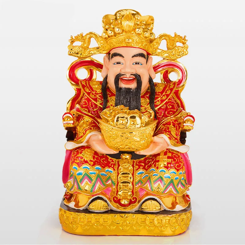 

MOSAIC GOLD LARGE WING, THE GOD OF WEALTH WEALTH LUCKY HANDICRAFT FURNISHING ARTICLES AND GILDED BUDDHA BUDDHA WITH FREE SHIPPIN