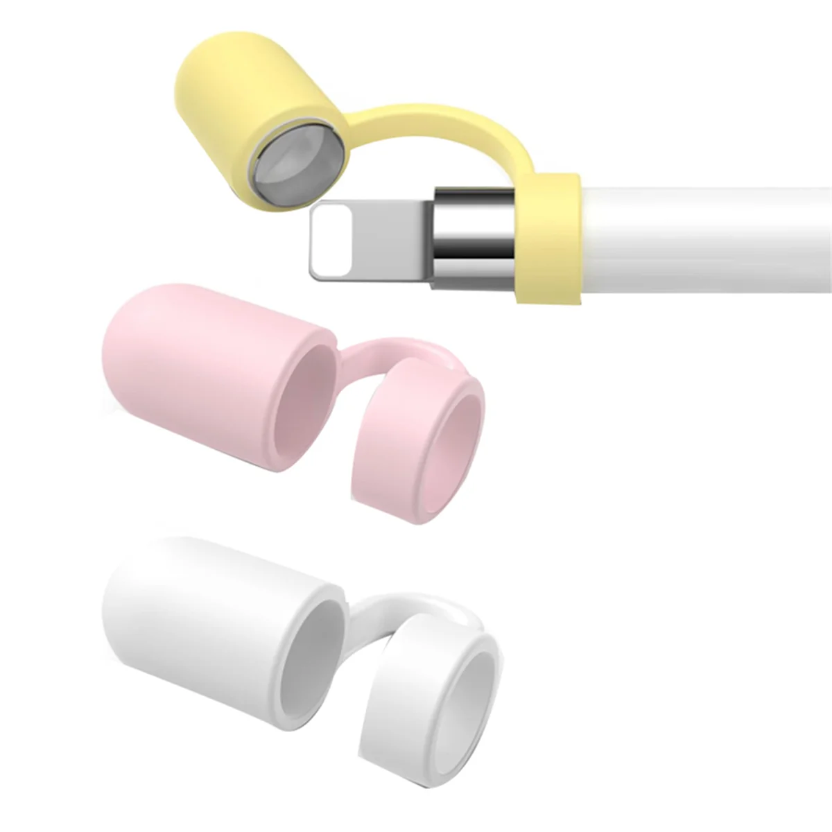 3 упаковки для Apple Pencil Cap 1-го поколения магнитная верхняя крышка силиконовый