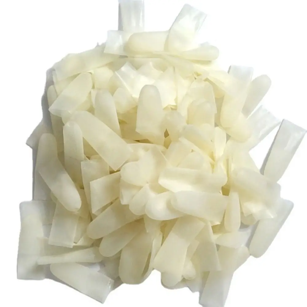 

Одноразовые защитные напальчники из латекса, прозрачные, 100 шт.