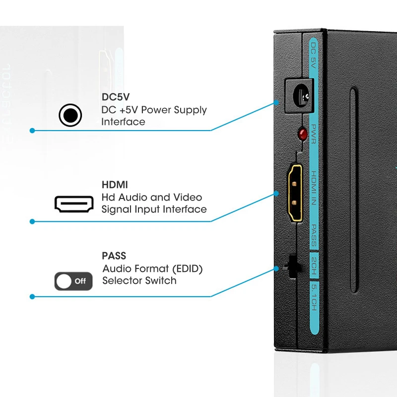 HDMI 2 0 аудио экстрактор 4K @ 60 Гц в с оптический SPDIF + RCA L/R стерео сплиттер адаптер