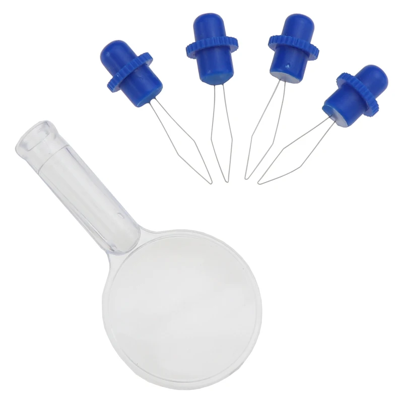 5 шт. швейные иглы с увеличительным стеклом для пожилых людей |