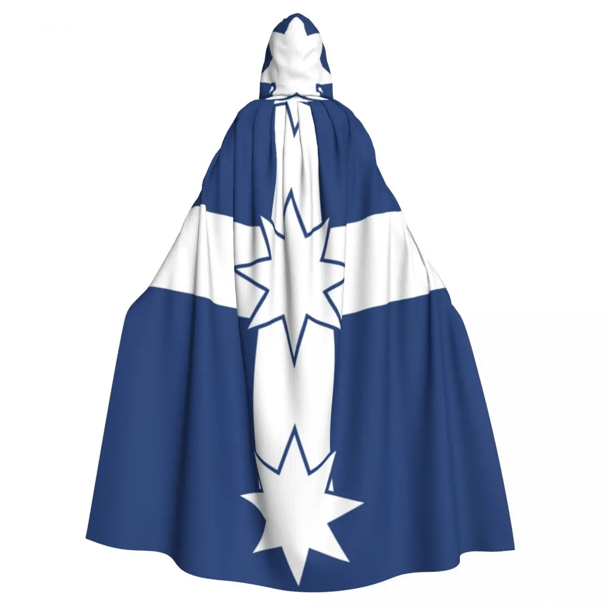 

Eureka Flag Hooded Cloak Polyester Unisex Witch Cape Costume Accessory