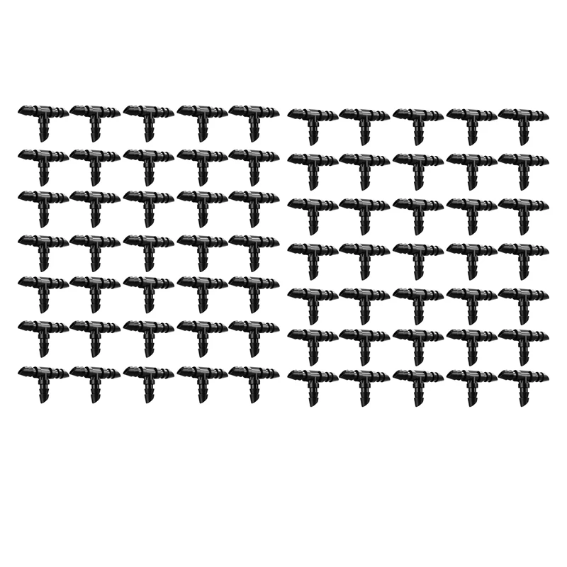 

70 шт., муфты с зазубринами для капельного орошения, коннектор с зазубринами подходит для универсальных трубок 1/4 дюйма, для капельной или оро...