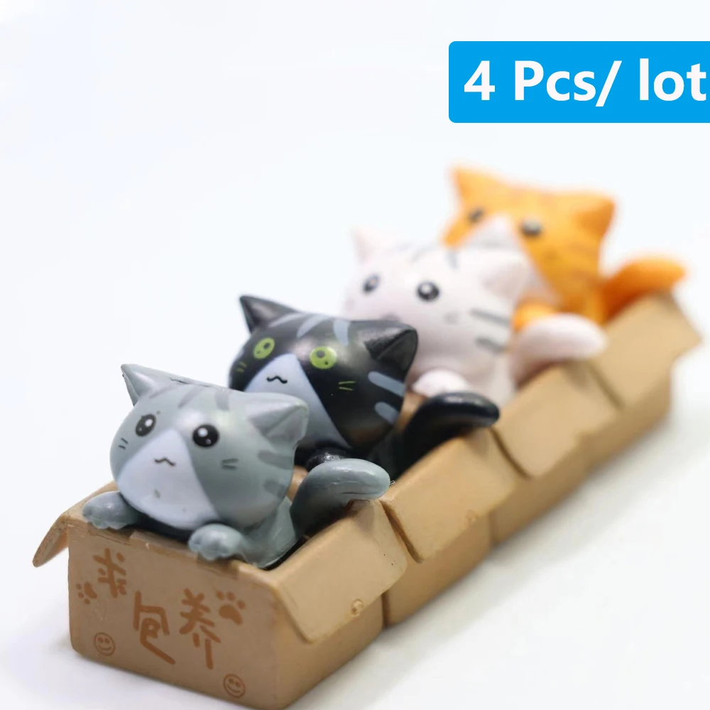 

Мини-фигурка кошки из пластика