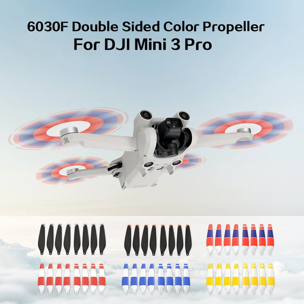 

Пропеллеры 6030F для дрона DJI Mini/DJI Mavic Pro, двухсторонние, малошумные