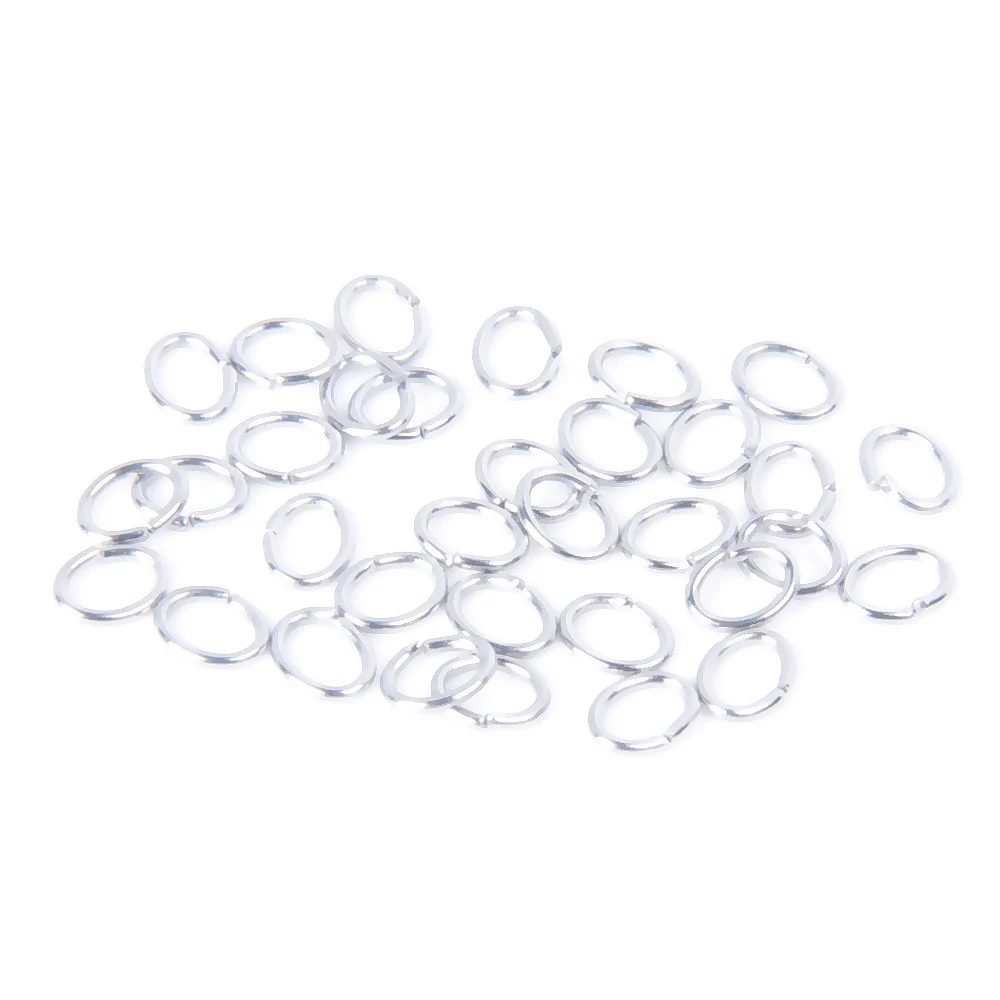 

XHN 200pcs Oval Strong Stainless Steel Jump Rings Necklace Connectors For Diy Jewelry Making Bracelet Accessories